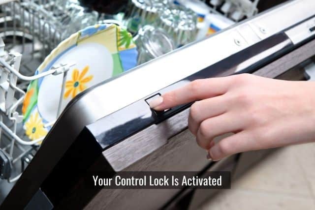 dishwasher unlock lock diy activated control