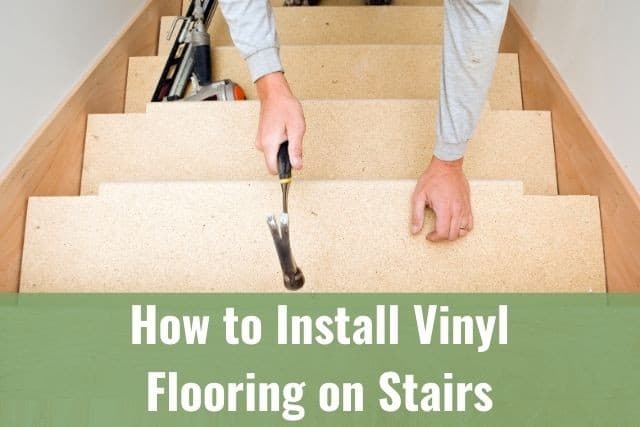 Install Vinyl Plank Flooring On Stairs, How To Install Interlocking Vinyl Floor Tiles