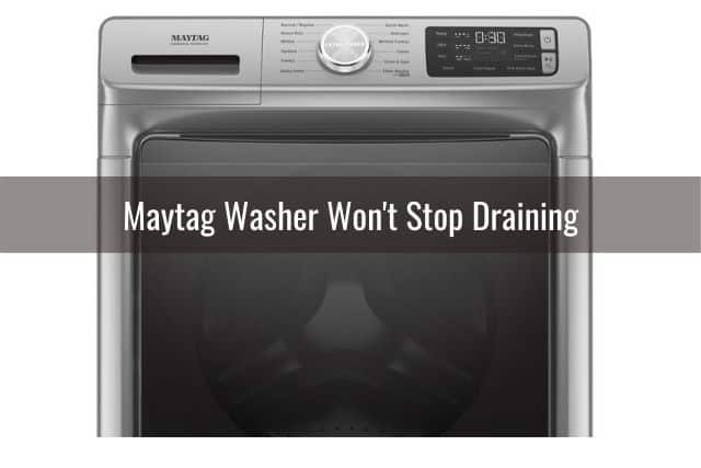 Maytag Washer Wont Drain