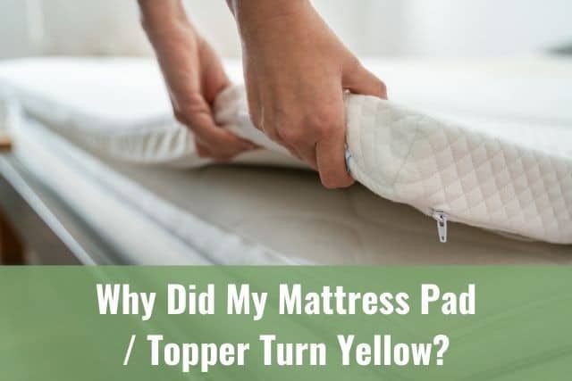 Yellow stains on mattress cover