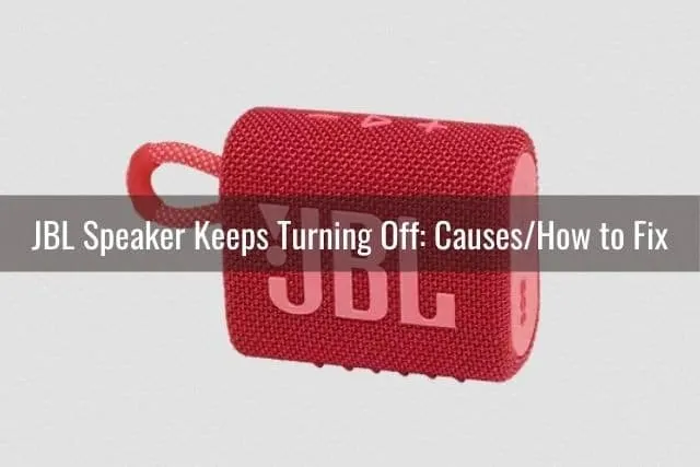 JBL Speaker Keeps Turning Off: Causes/How to Fix