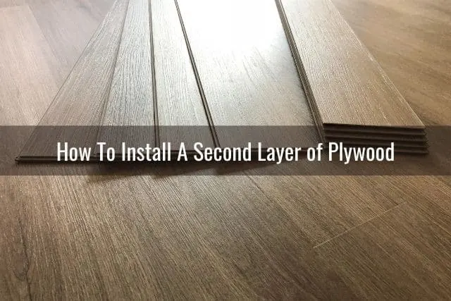 Several pieces of luxury vinyl floor planks