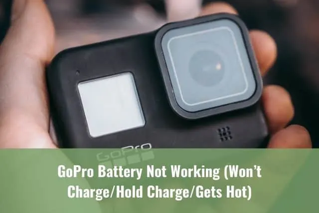 Closeup of GoPro camera