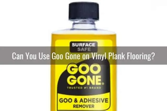 Close up image of a Goo Gone bottle