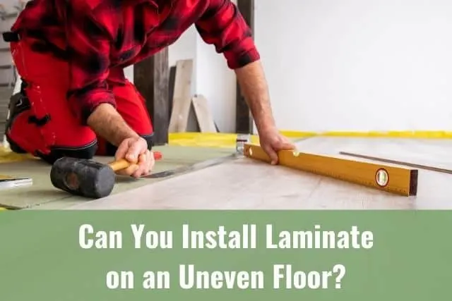 Installation of laminate floor