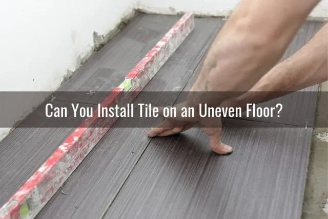 Tile floor installation