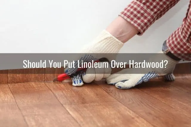Linoleum floor installation