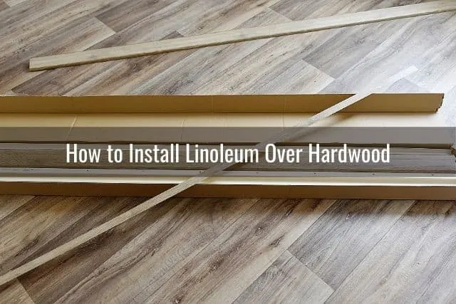 Linoleum floor installation