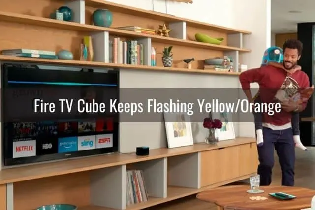 TV in living room