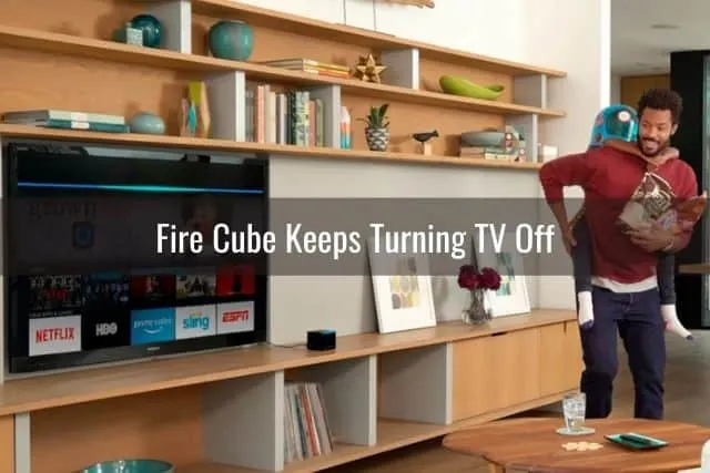 TV in living room