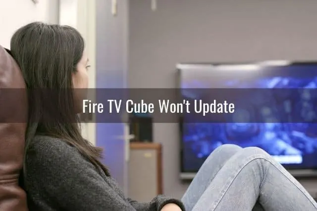 Female side on side watching TV