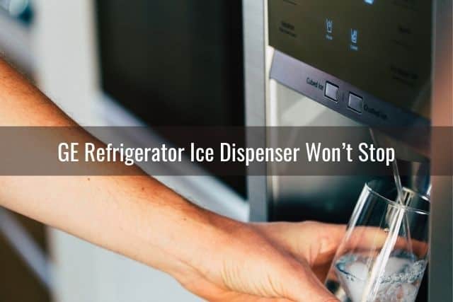 Fridge water and ice dispenser