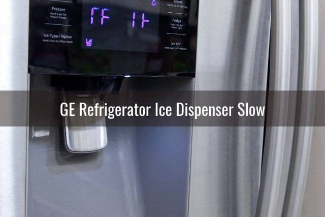 Refrigerator water and ice dispenser