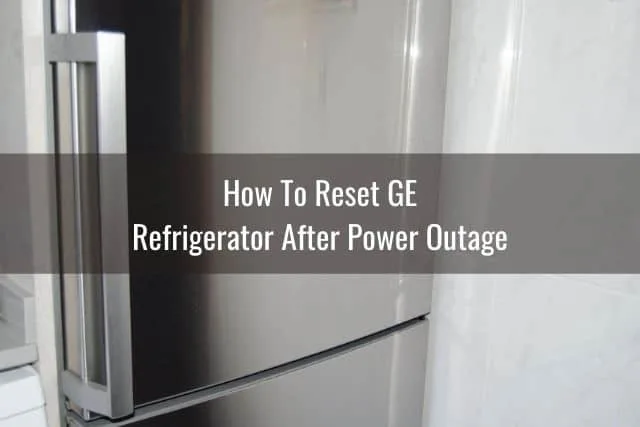 Silver refrigerator