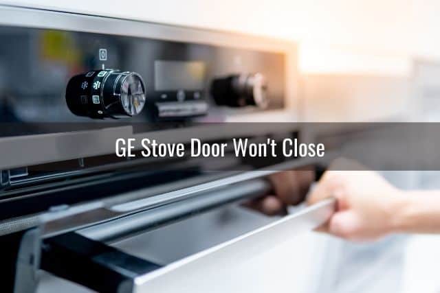 Hand opening stove door