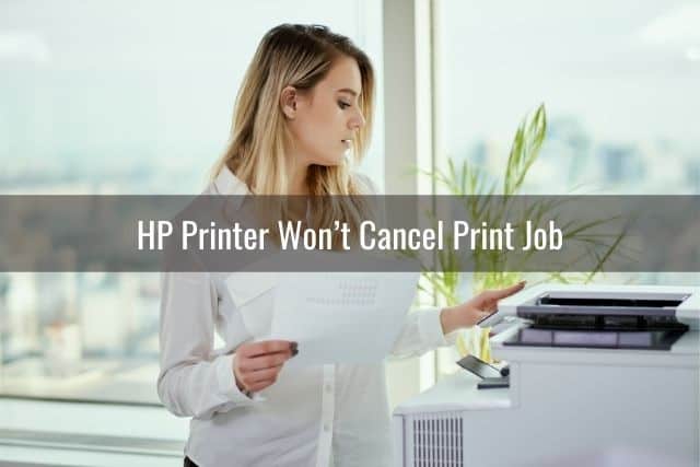 Office lady using printer/copier