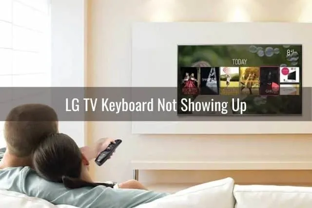 Couple watching TV