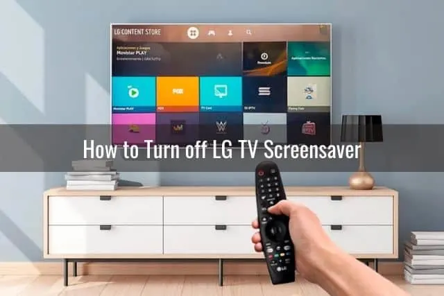 Remote pointed at TV menu settings
