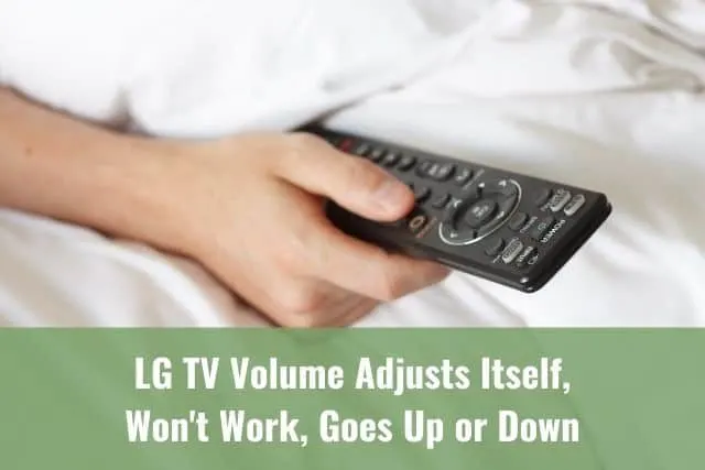 Hand holding a TV remote