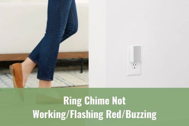 Ring Chime Not Working Flashing Red Humming Buzzing Ready To Diy - Diy Lighting Kits Ring Flashing Red