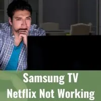 Male watching TV at night