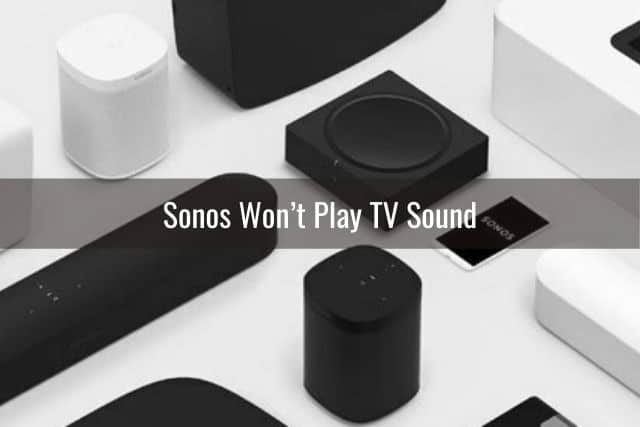 Different home speakers with white background