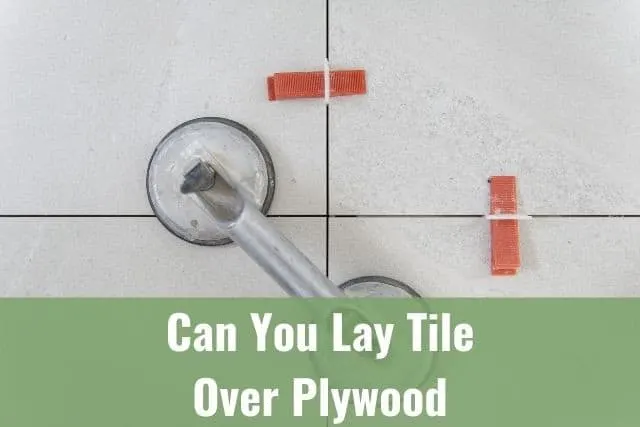 Tile floor installation