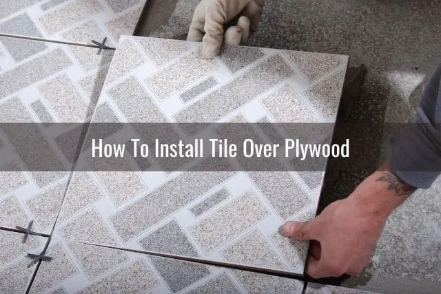 Tile floor installation