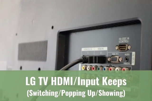 TV input output panel