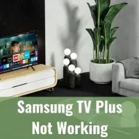 Living room with Smart TV