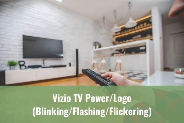 vizio tv not turning on blinking
