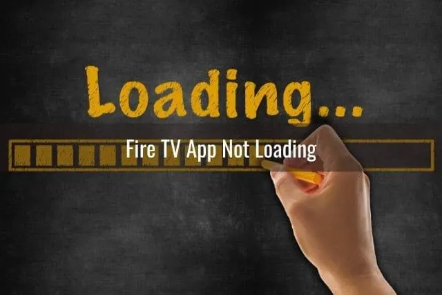 Loading sign with bar