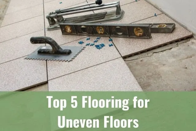 Tile floor installation