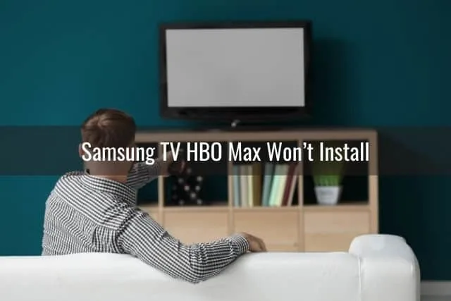 Male having problems with Tv
