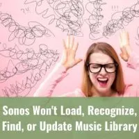 Confused young woman feeling stressed with pink background