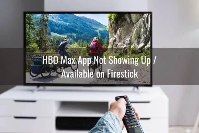 Hand changing TV programming with remote