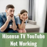 Couple watching TV