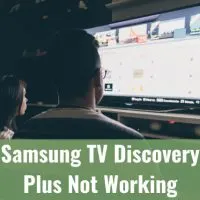 couple watching TV at night