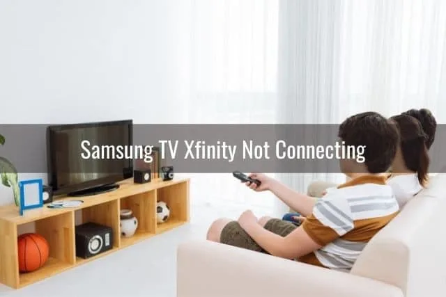 Friends getting ready to watch TV