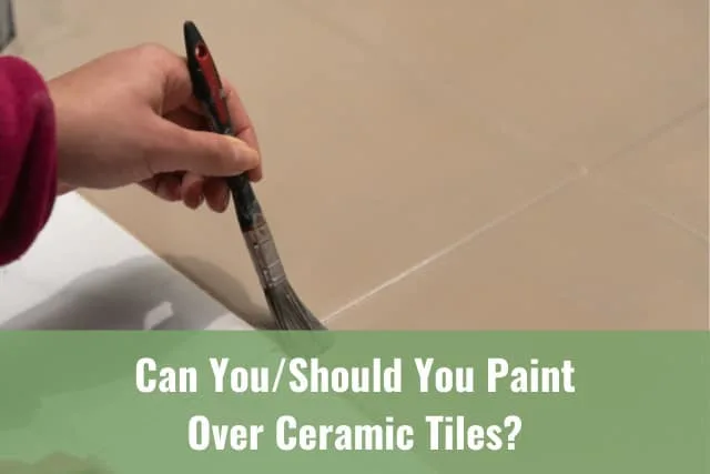 Painting ceramic floor