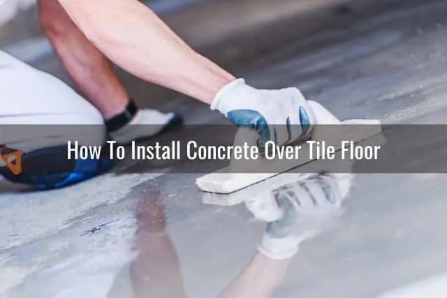 Installing concrete flooring