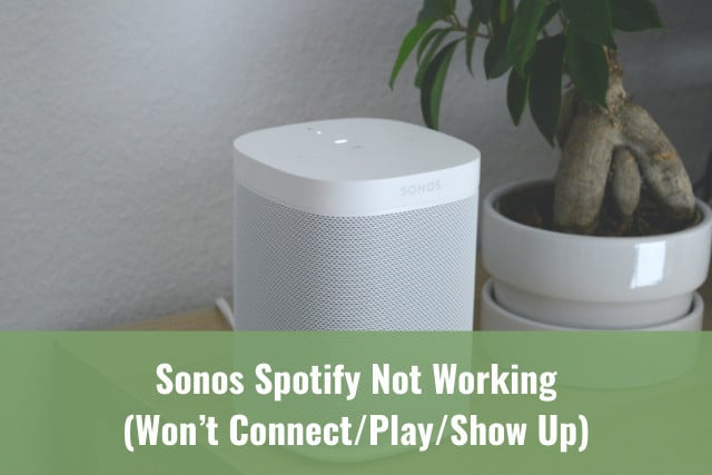 Sonos Spotify Not Working (Won't Connect/Play/Show Up) Ready To DIY