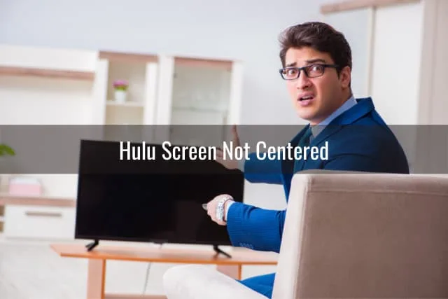 Frustrated man while watching tv