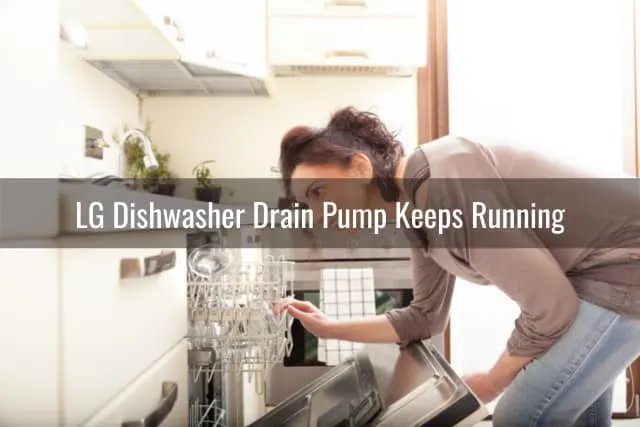 LG Dishwasher Not Draining - Ready To DIY
