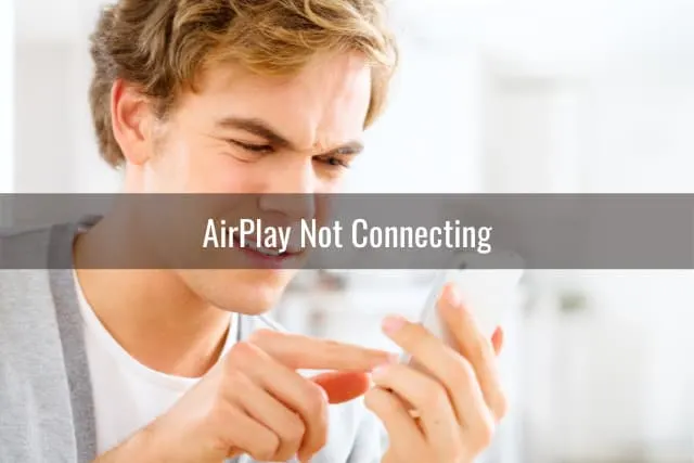 Man looking at his phone