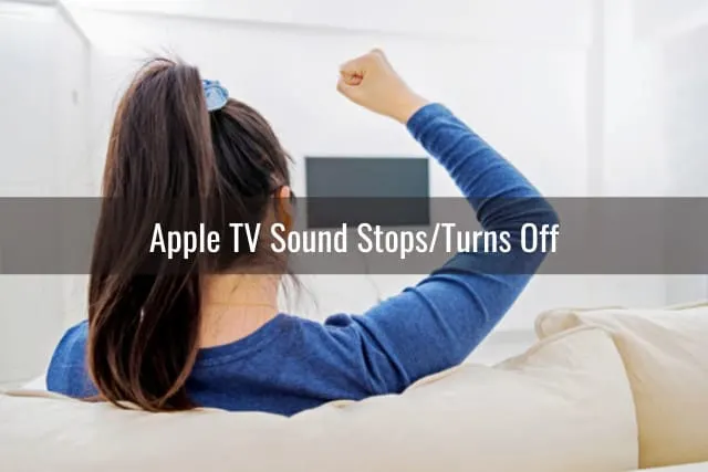 Angry woman while watching tv