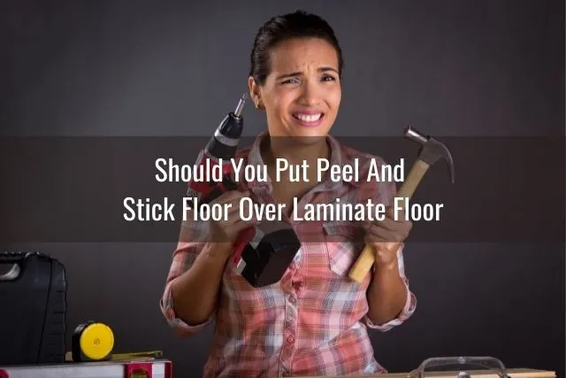 Woman confused which tools to use
