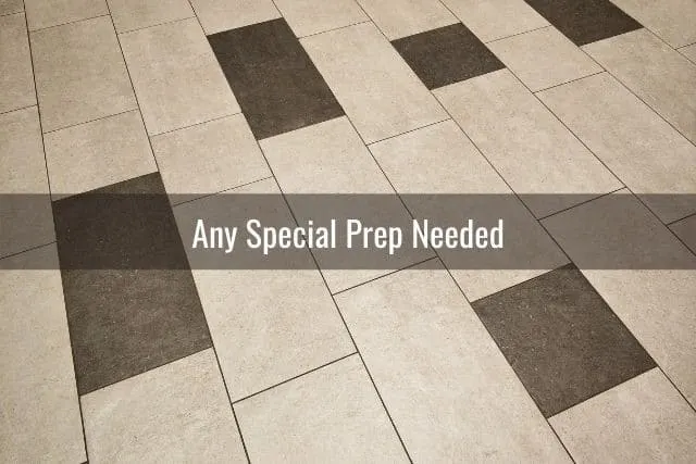 Tile floor
