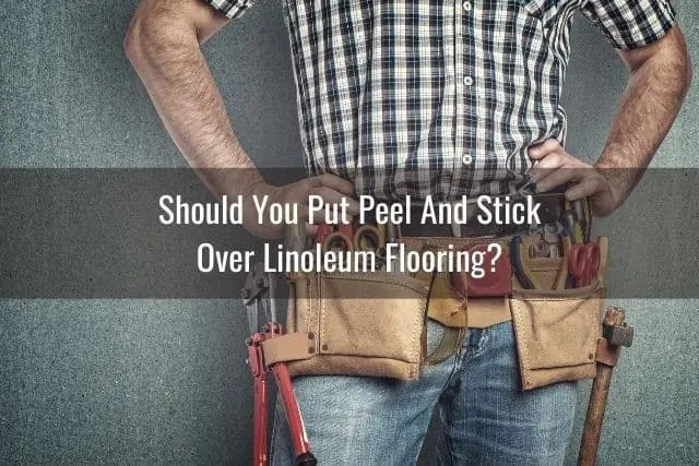 Handyman with tool belt