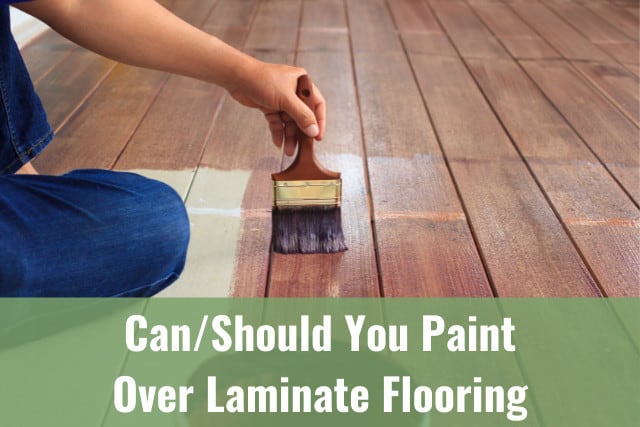 Paint Over Laminate Flooring, Can You Get Paint Off Laminate Flooring